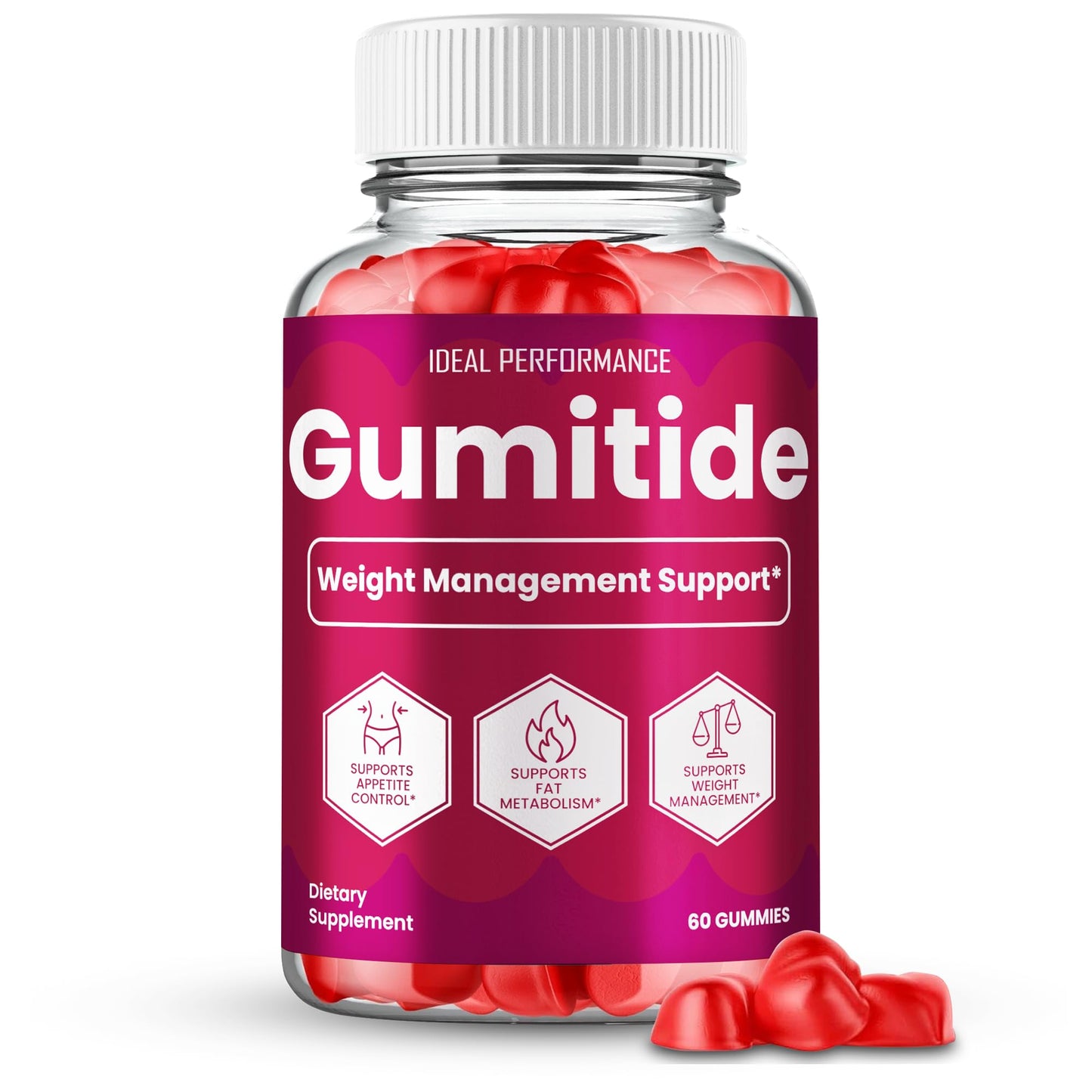 IDEAL PERFORMANCE Gumitide Gummies Gummy 60 Count