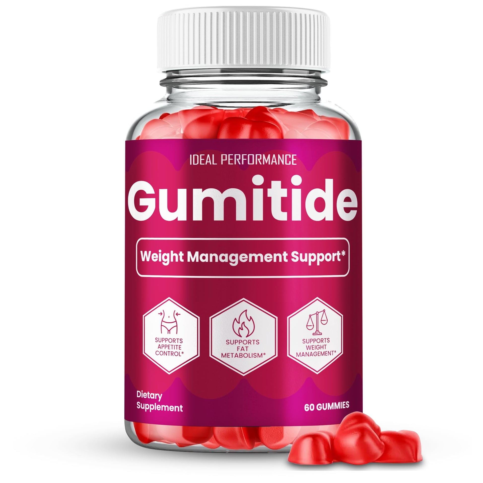 IDEAL PERFORMANCE Gumitide Gummies Gummy 60 Count