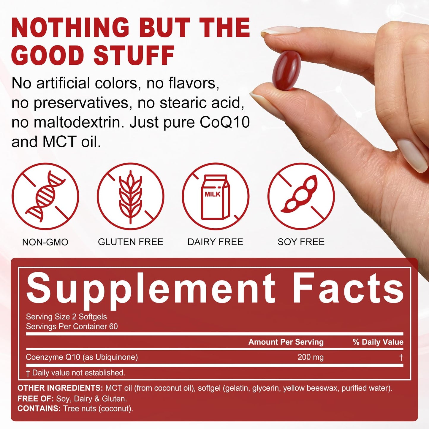 J&H Jasmine&Hyacinth CoQ10 200mg Softgels 120 Count