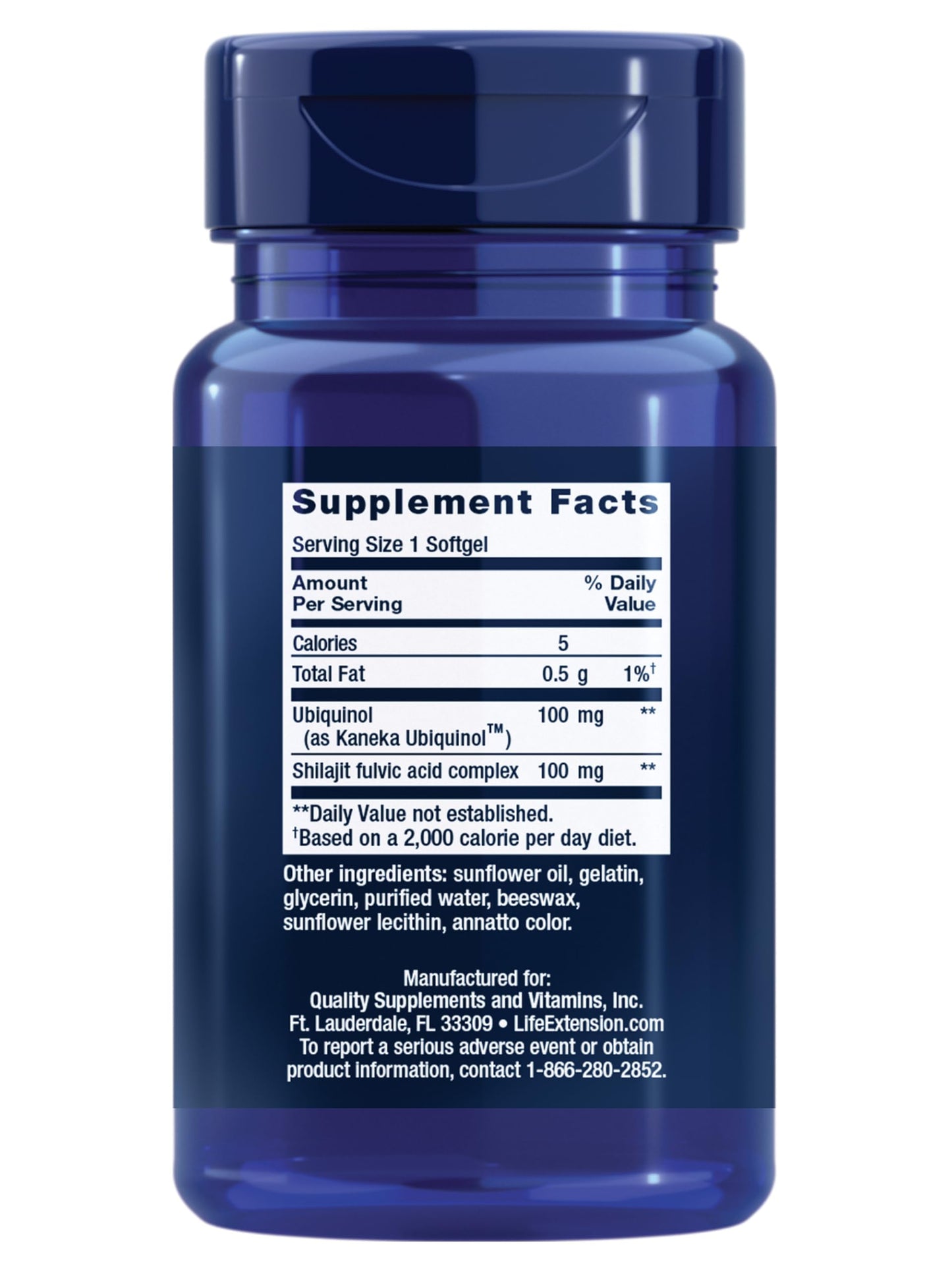 Life Extension Super Ubiquinol CoQ10 with Enhanced Mitochondrial Support Softgels, 30 Count