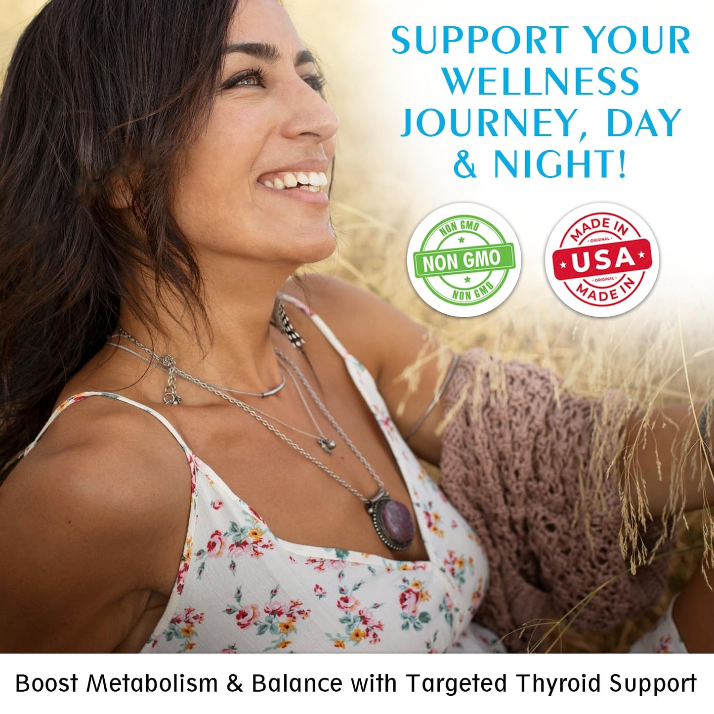 NUTRITION LABS BE BETTER Thyroid Support Advanced Herbal Supplement Capsule, 60 Count