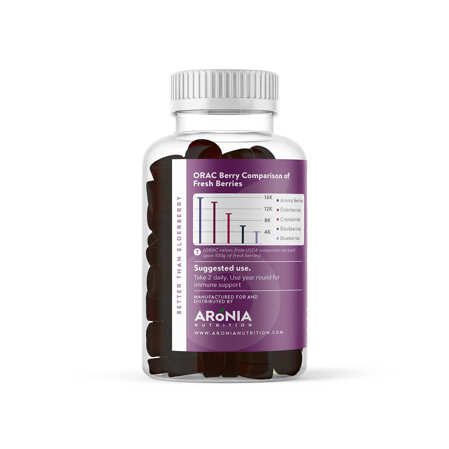 Aronia Nutrition SuperBerry Gummies 60 Gummies