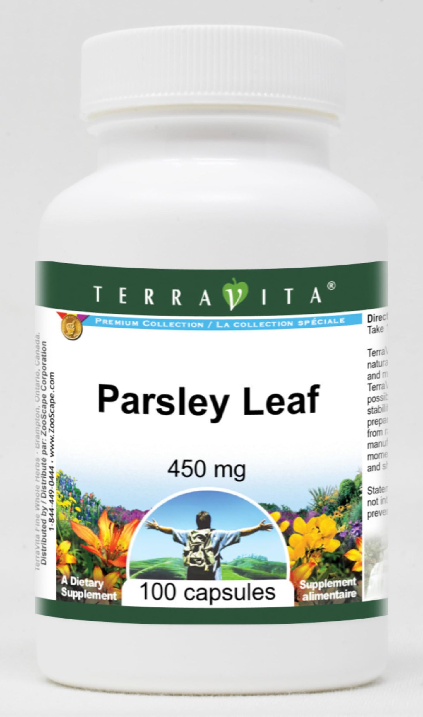 Terravita Parsley Leaf 450 mg Capsules 100 Capsules
