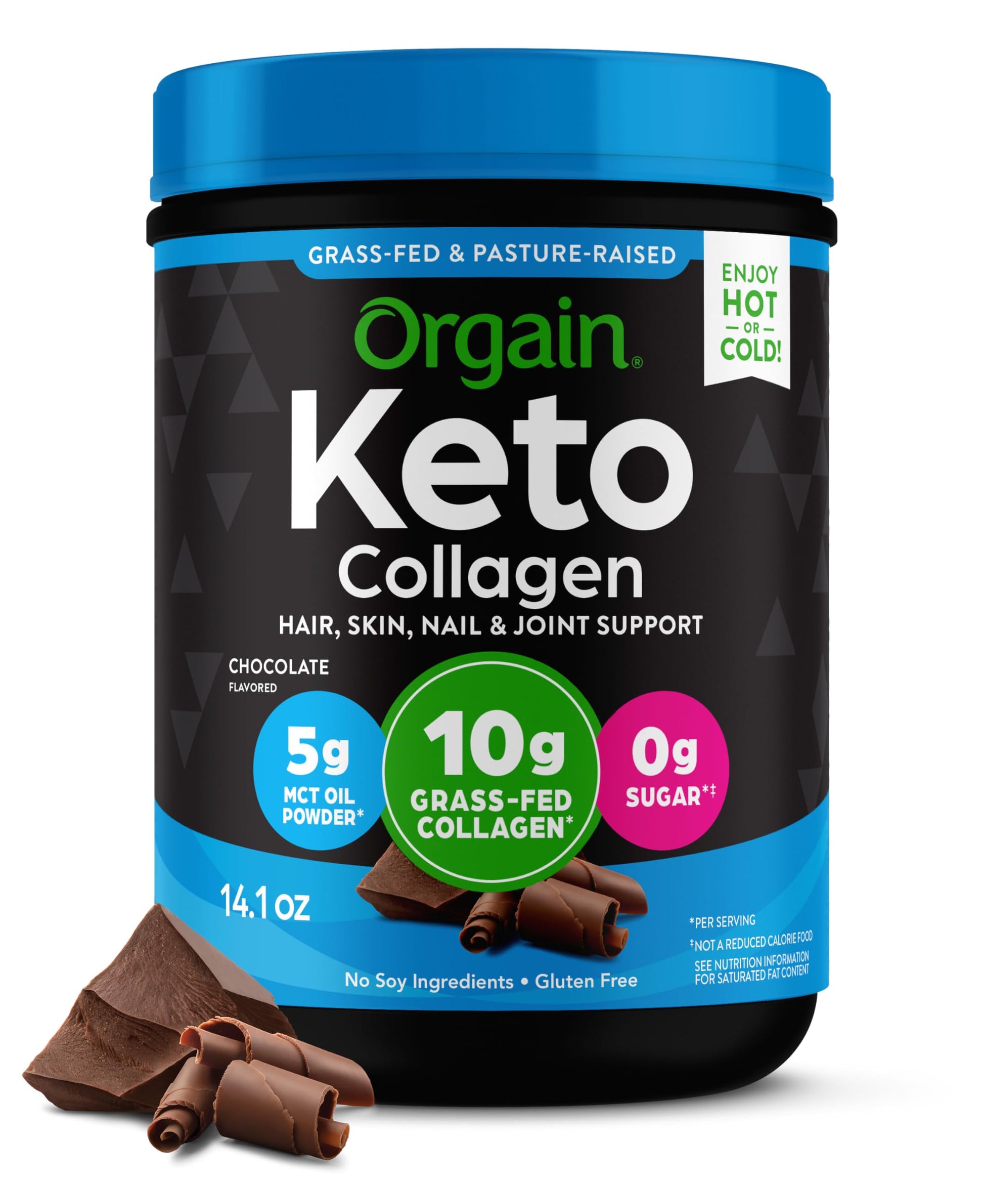 Orgain Keto Collagen Protein Powder 14.1 oz