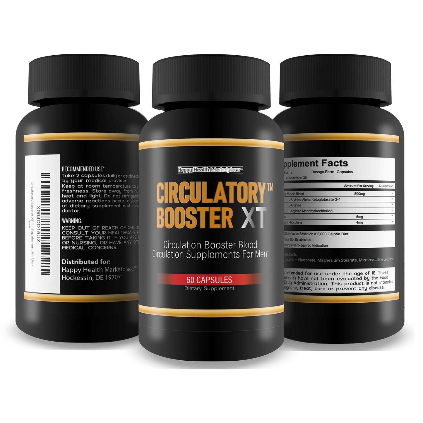 Happy Health Marketplace Circulatory Booster XT Capsules 60 Count