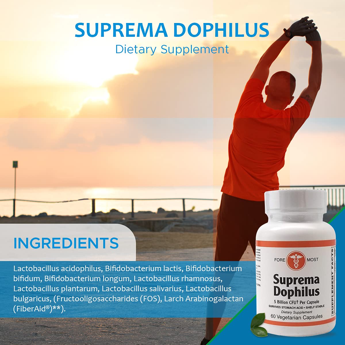 Holistic Health Suprema Dophilus 60 Capsules