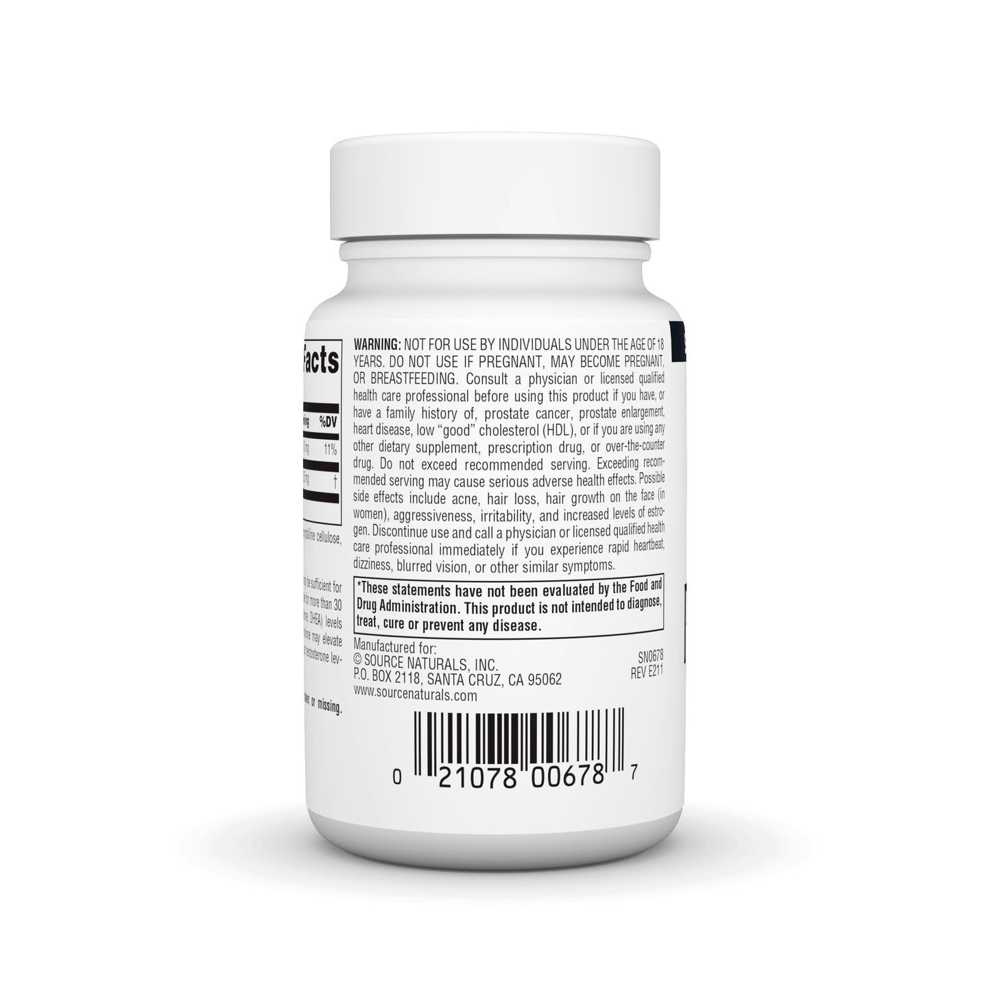 Source Naturals Pregnenolone 25 mg Tablet, 120 Tablets