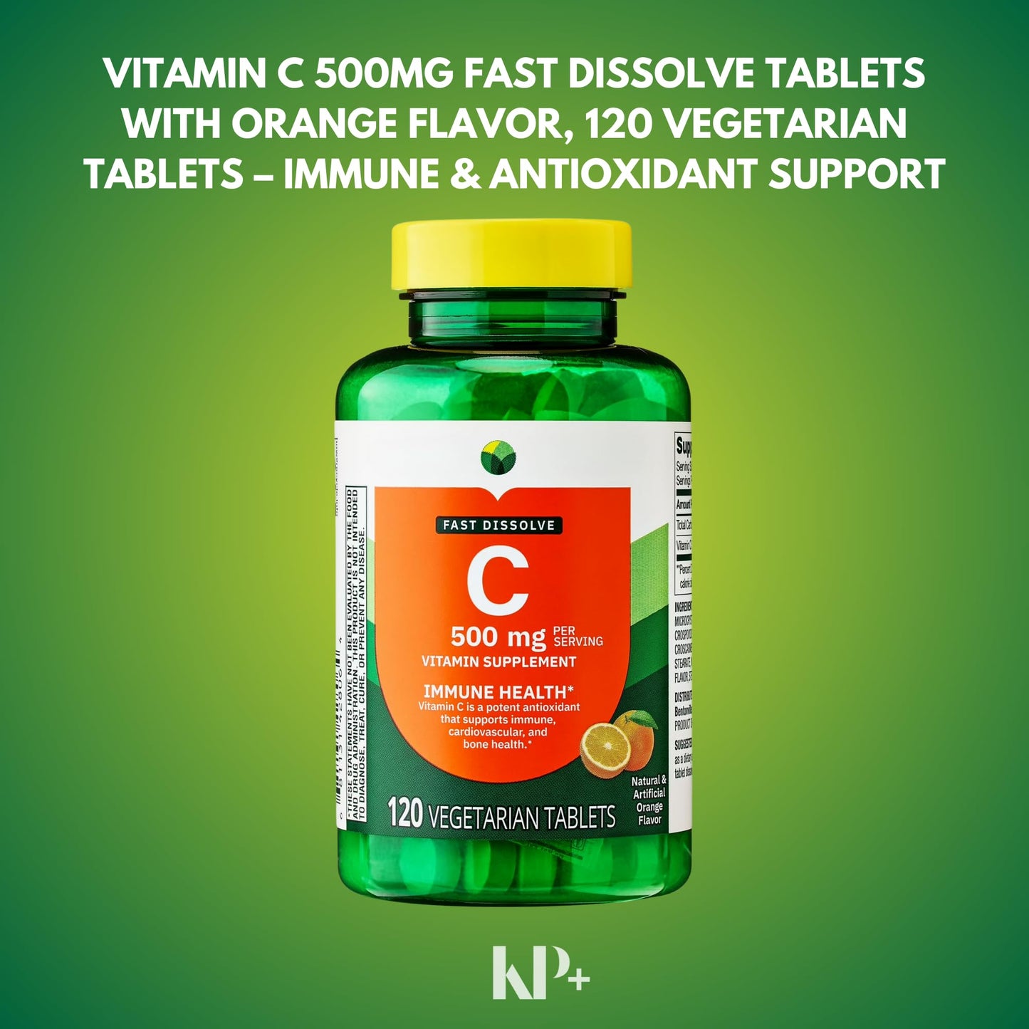 KP+ Vitamin C 500 mg 120 Tablets