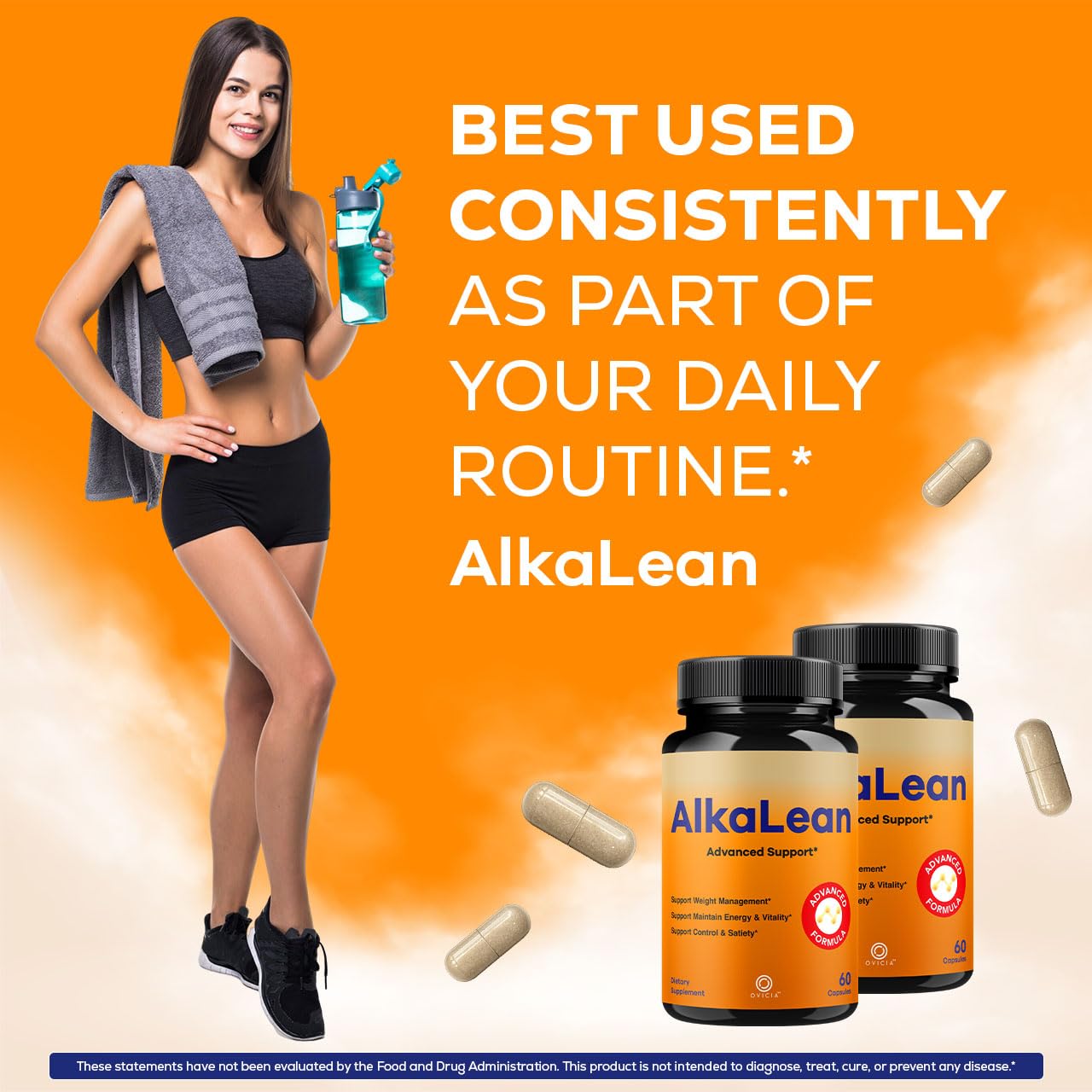 OVICIA Alkalean Capsules, 120 Capsules