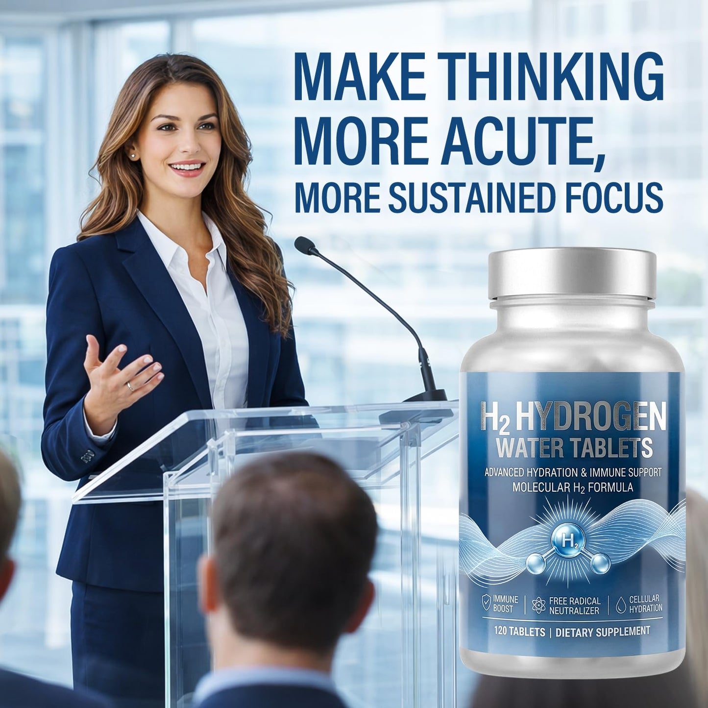 Daioloes Hydrogen Water Effervescent Tablets Capsule 120 Capsules