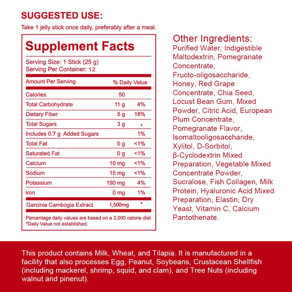 Zoone Nutra Coleology Pomegranate Flavor Jelly Sticks Capsule, 20 Count