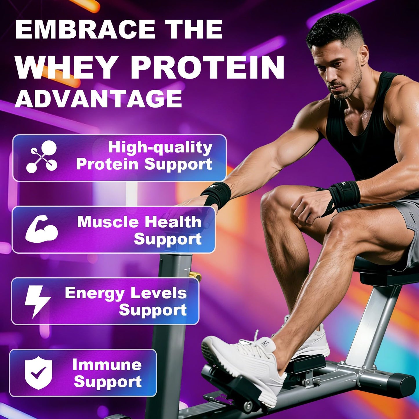 Geeoasis Whey Protein Gummies 120 Ct
