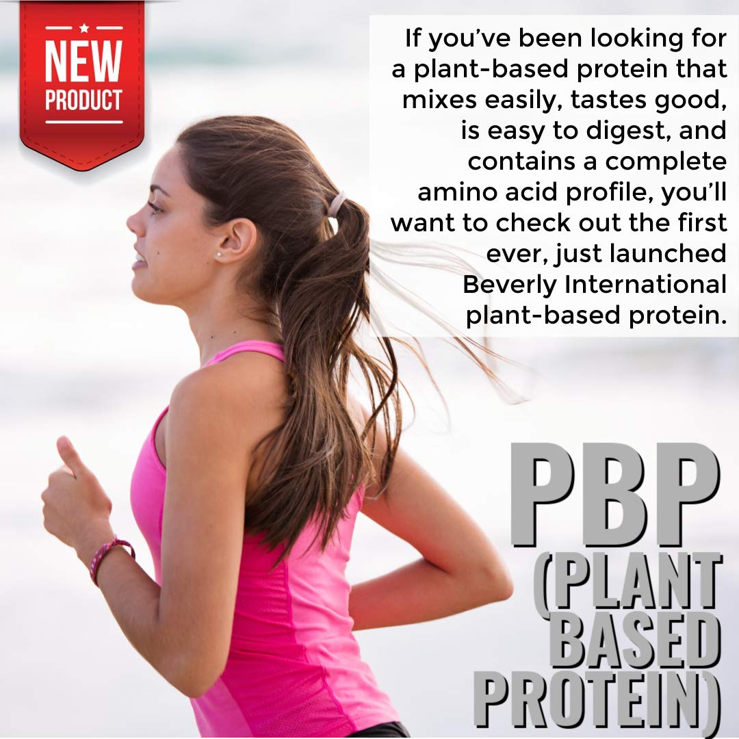 Beverly International PBP Plant Based Protein Powder, Vanilla, 16 Servings