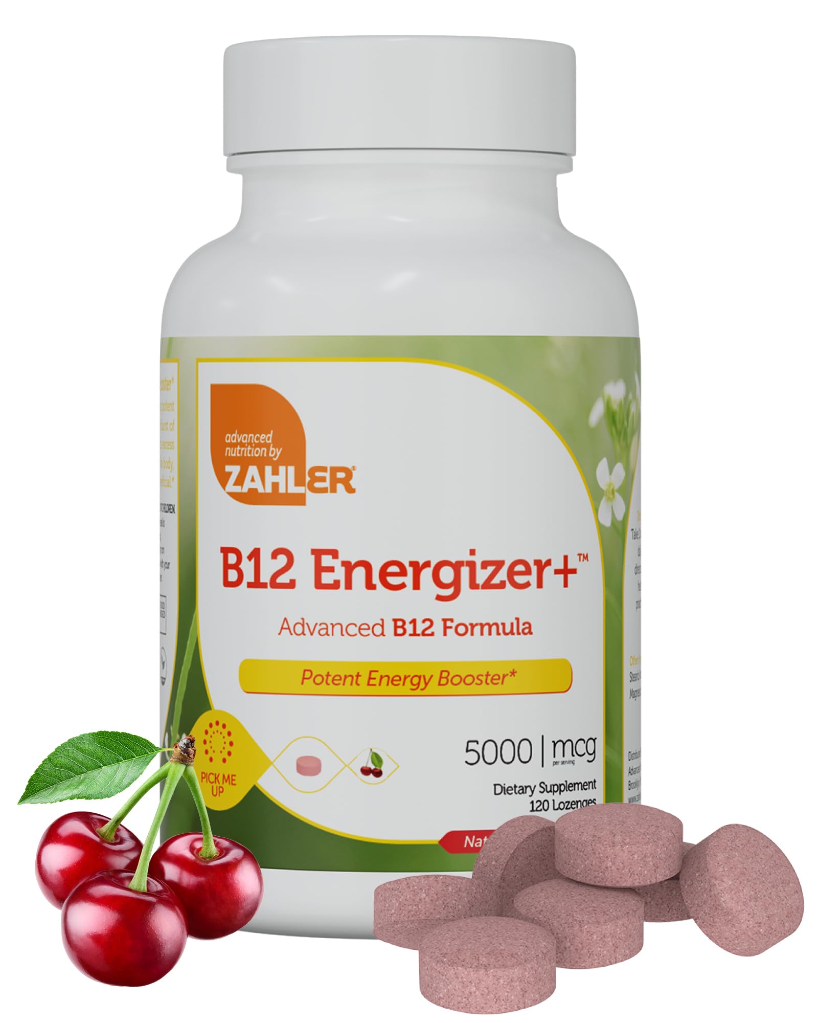 Zahler Energizer+ Vitamin B12-5000 mcg Tablets 120 Count