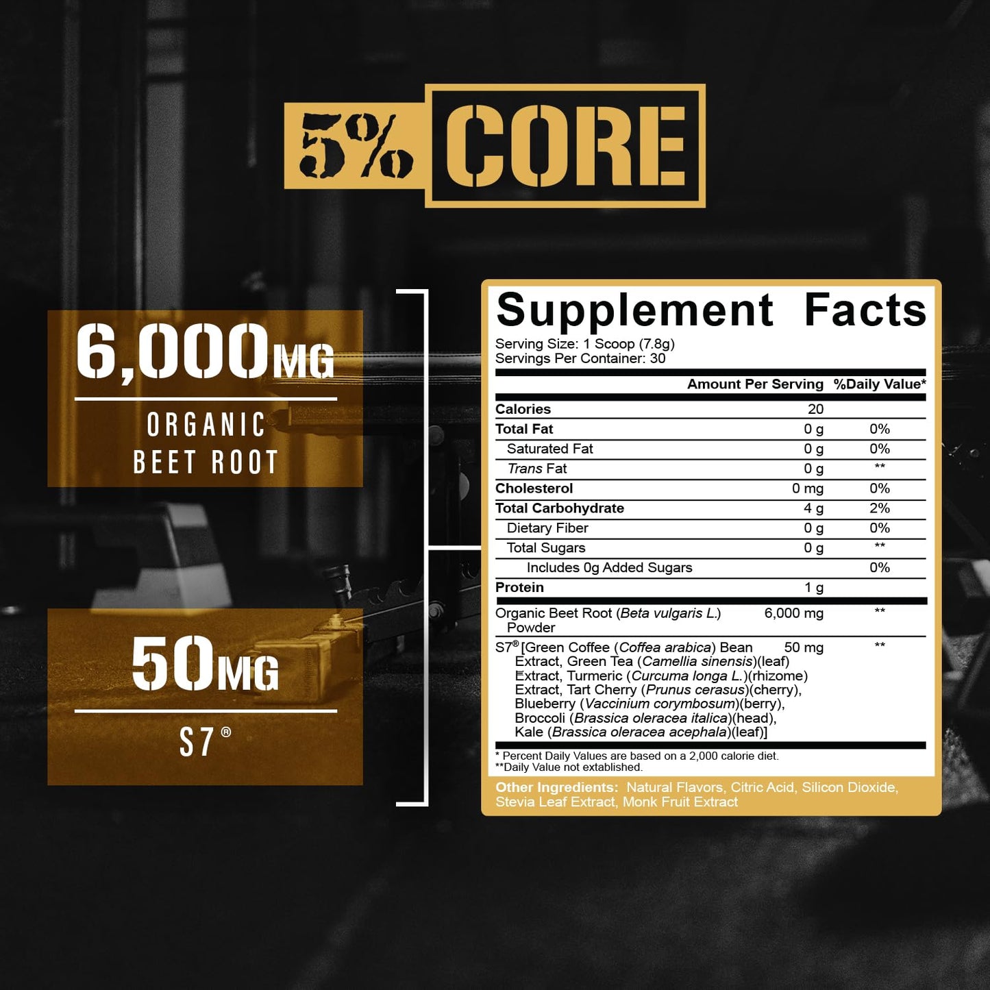 5% Nutrition Organic Core Beet Root Powder 7.51