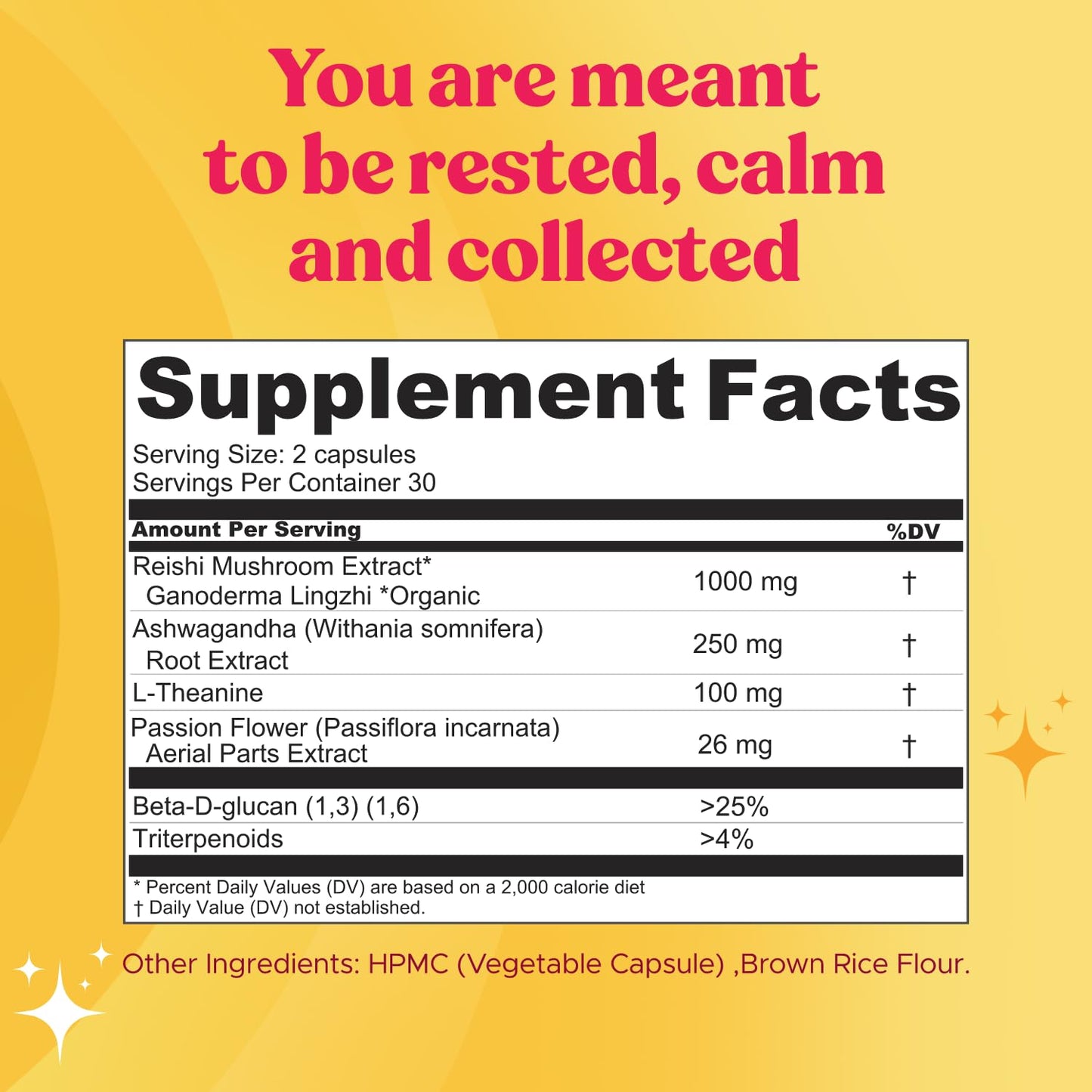 Fungiments Super Chill Reishi Mushroom Supplement 60 Capsules