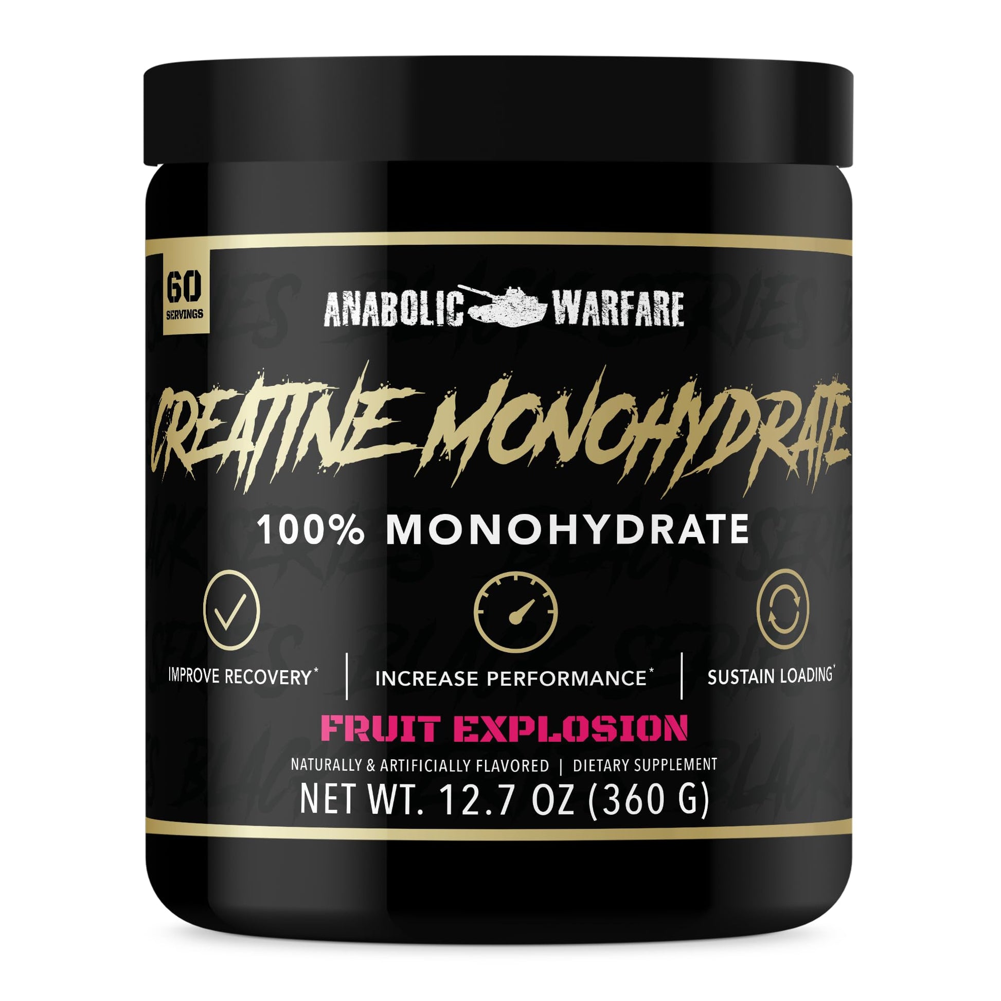 Anabolic Warfare Creatine Monohydrate Powder 12.7 Ounce