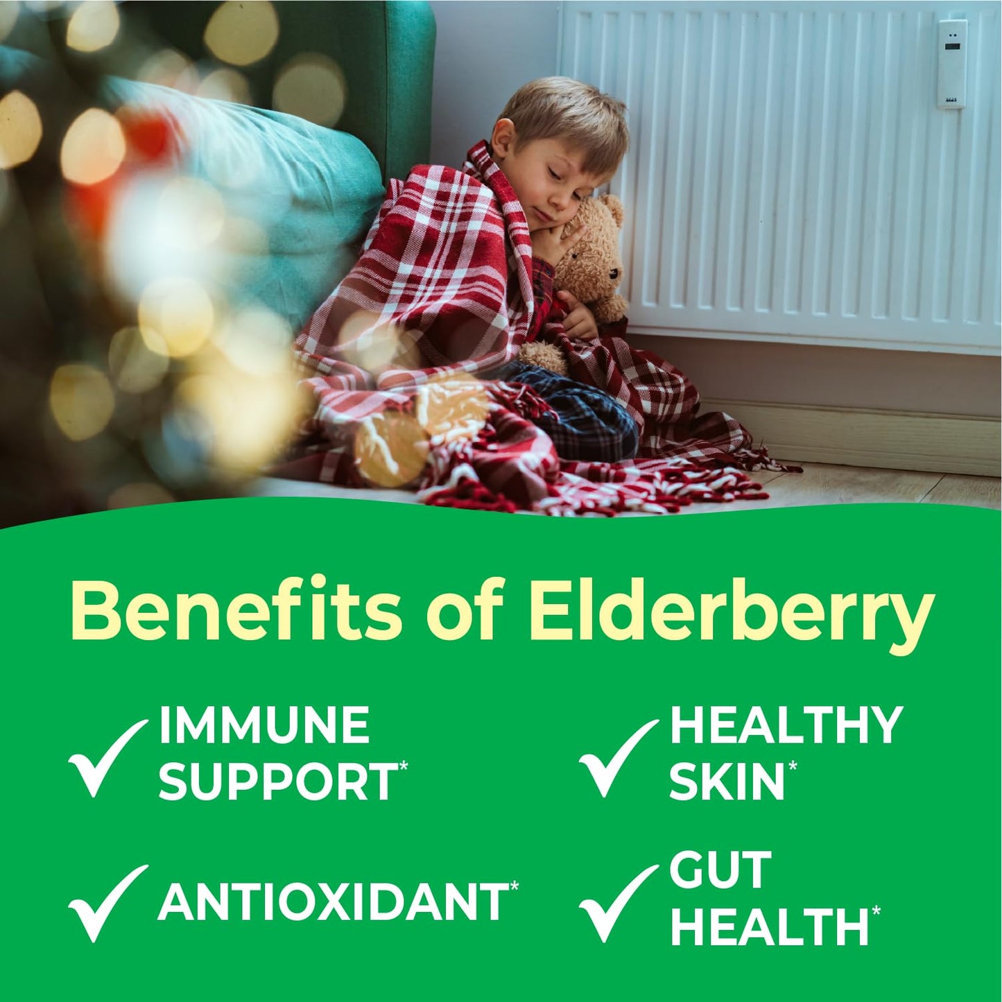 VitaWorks Kids Elderberry Vitamin C and Zinc Chewable 120