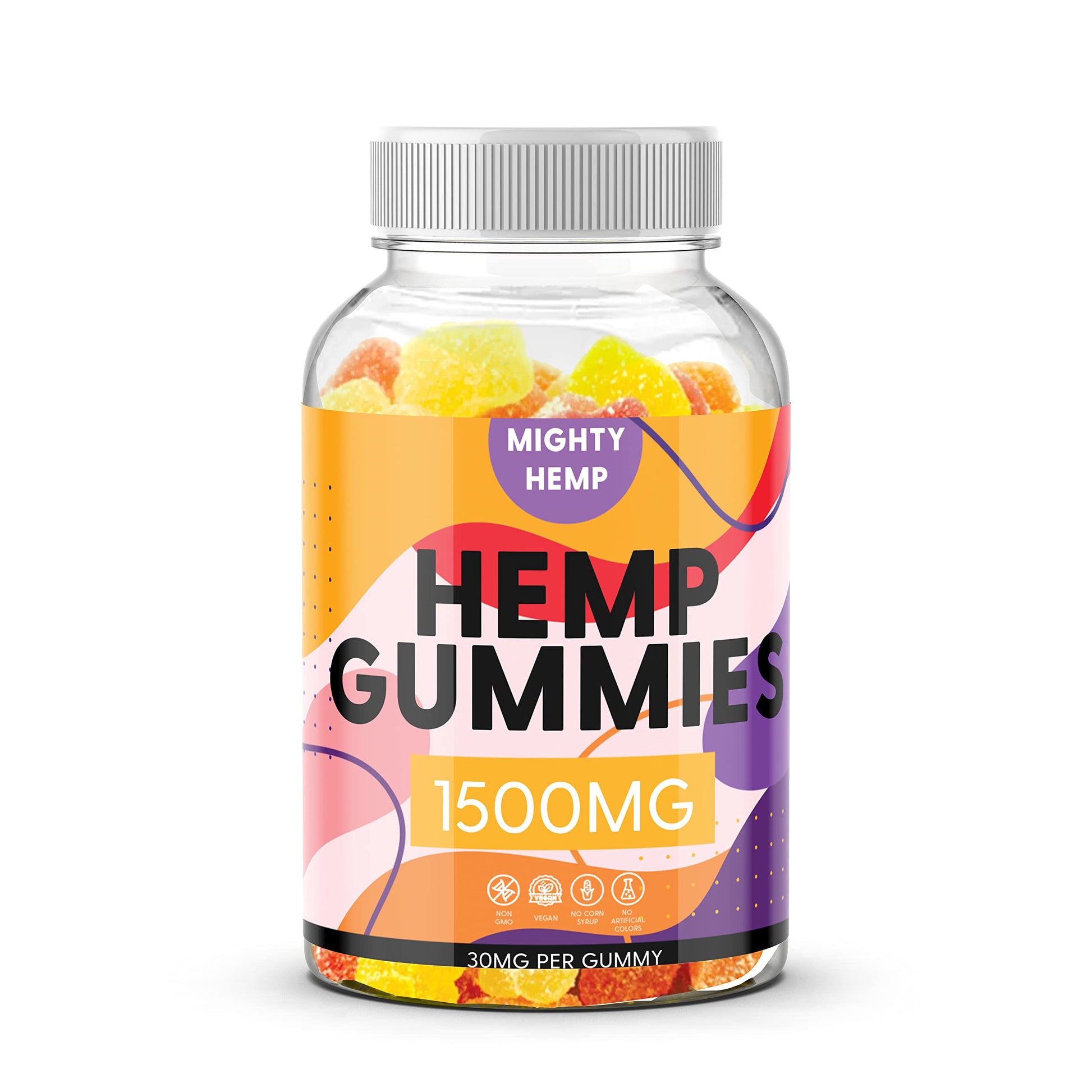 The CBD Project Organic Hemp Gummies Gummy 50 Count