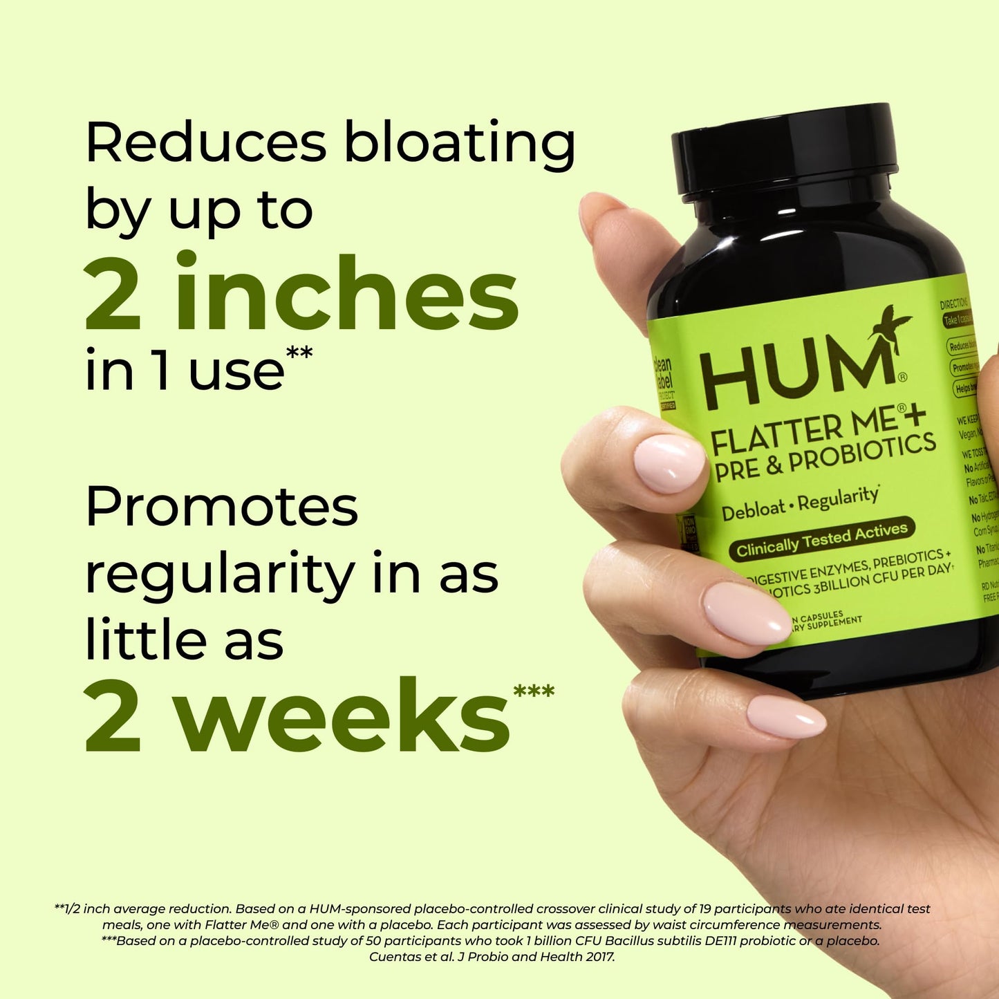 HUM Flatter Me Capsules 180 Count