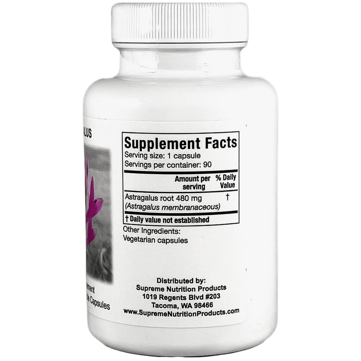 Supreme Nutrition Products Astragalus Supreme Capsules, 90 Count