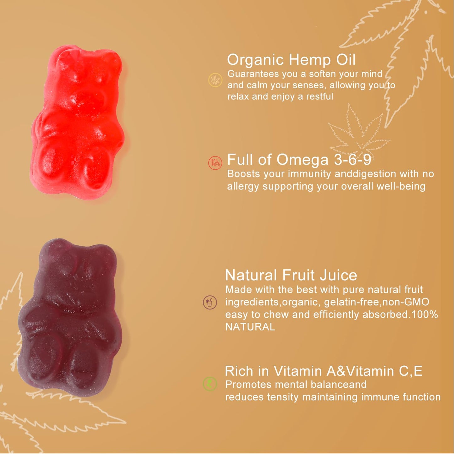 GRTGG Hemp Gummies 60 Gummies