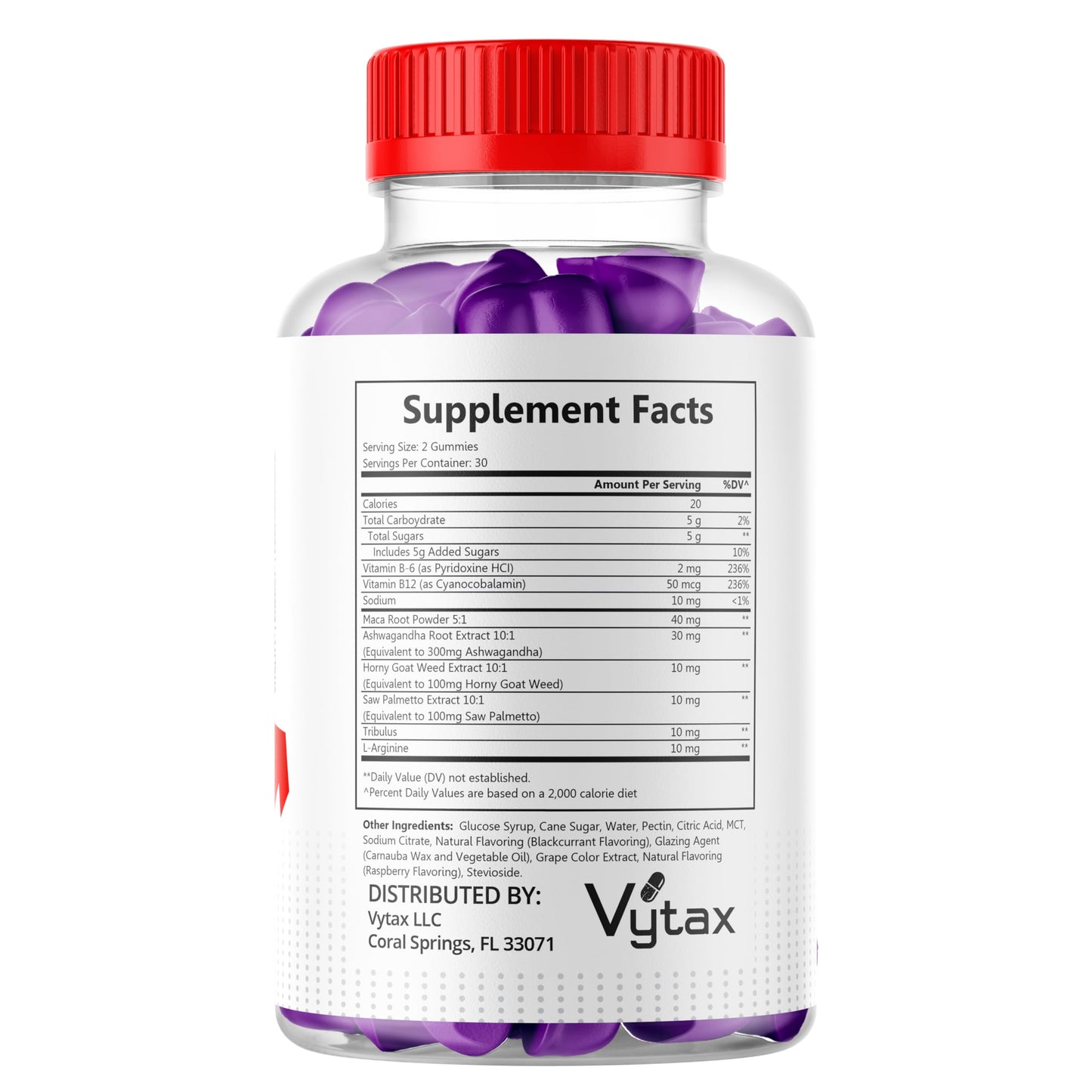 Vytax Vital Grow XL Gummies - 60 Gummies