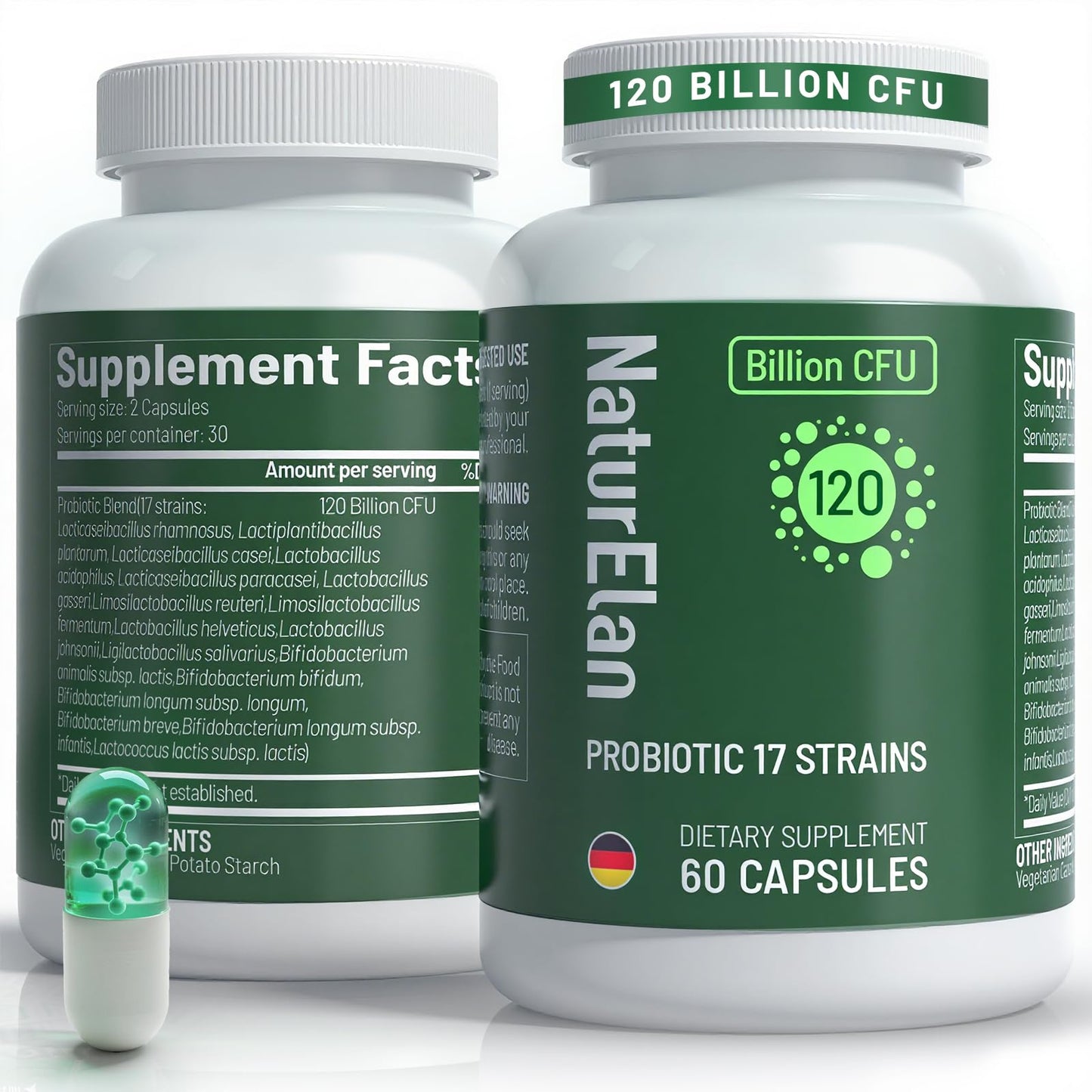 NaturElan Probiotics Capsule 60 Count