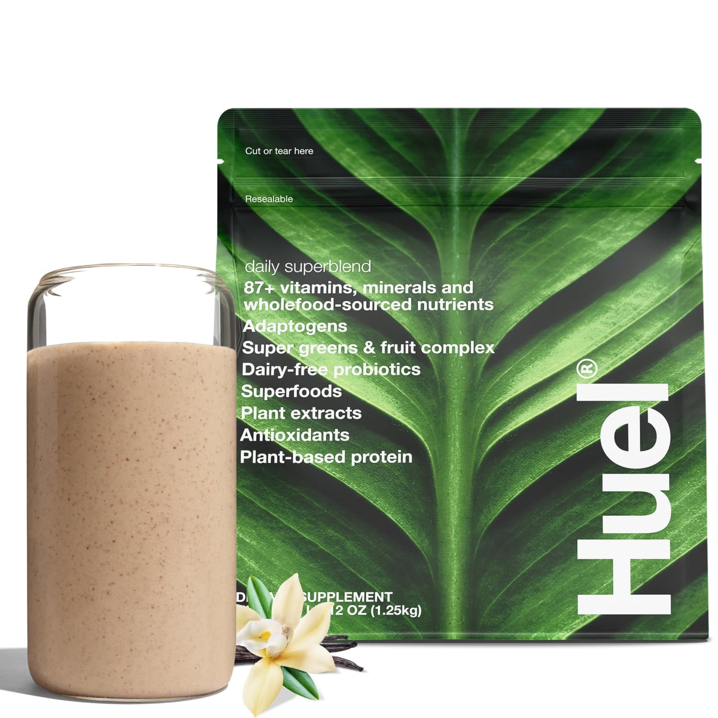 Huel Daily Superblend Vanilla Powder, 44 oz