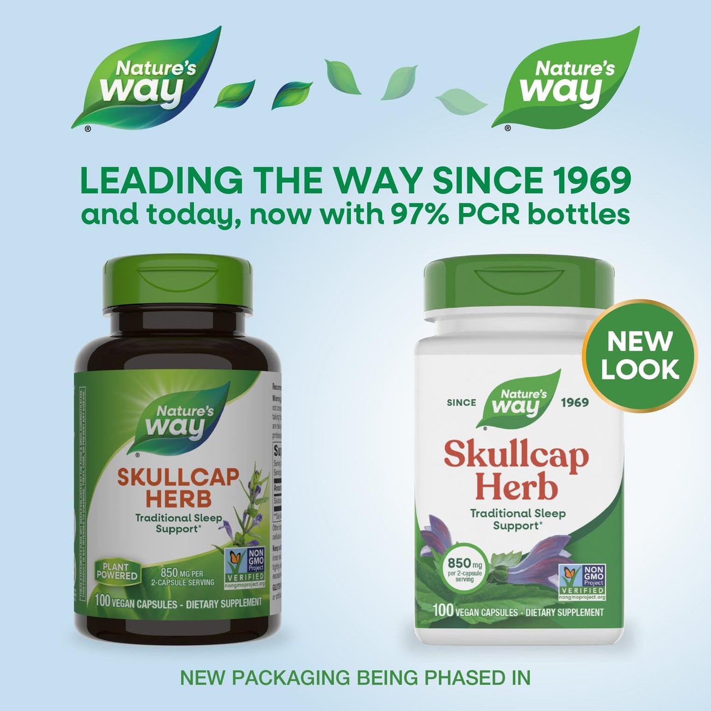 Nature's Way Skullcap Herb Capsule, 100 Capsules