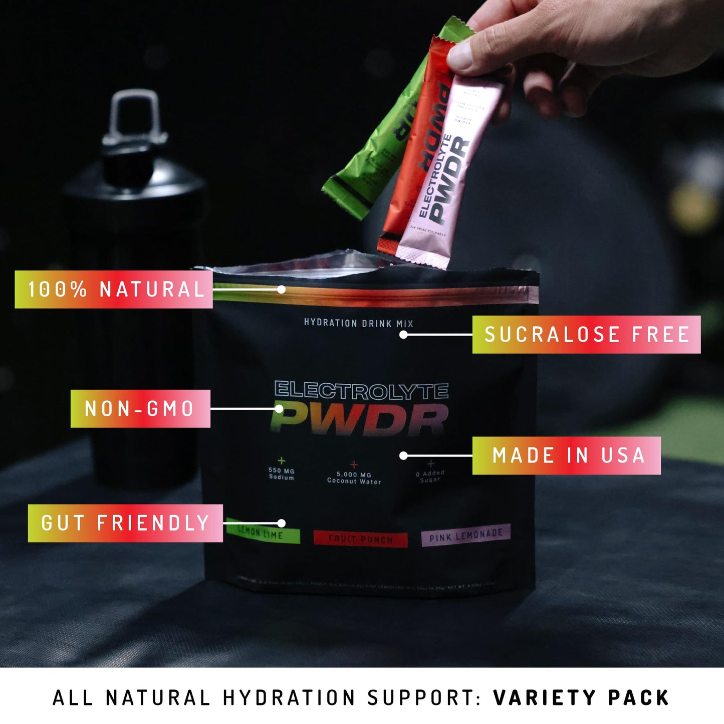 PWDRS Electrolytes Powder, 15 Pack