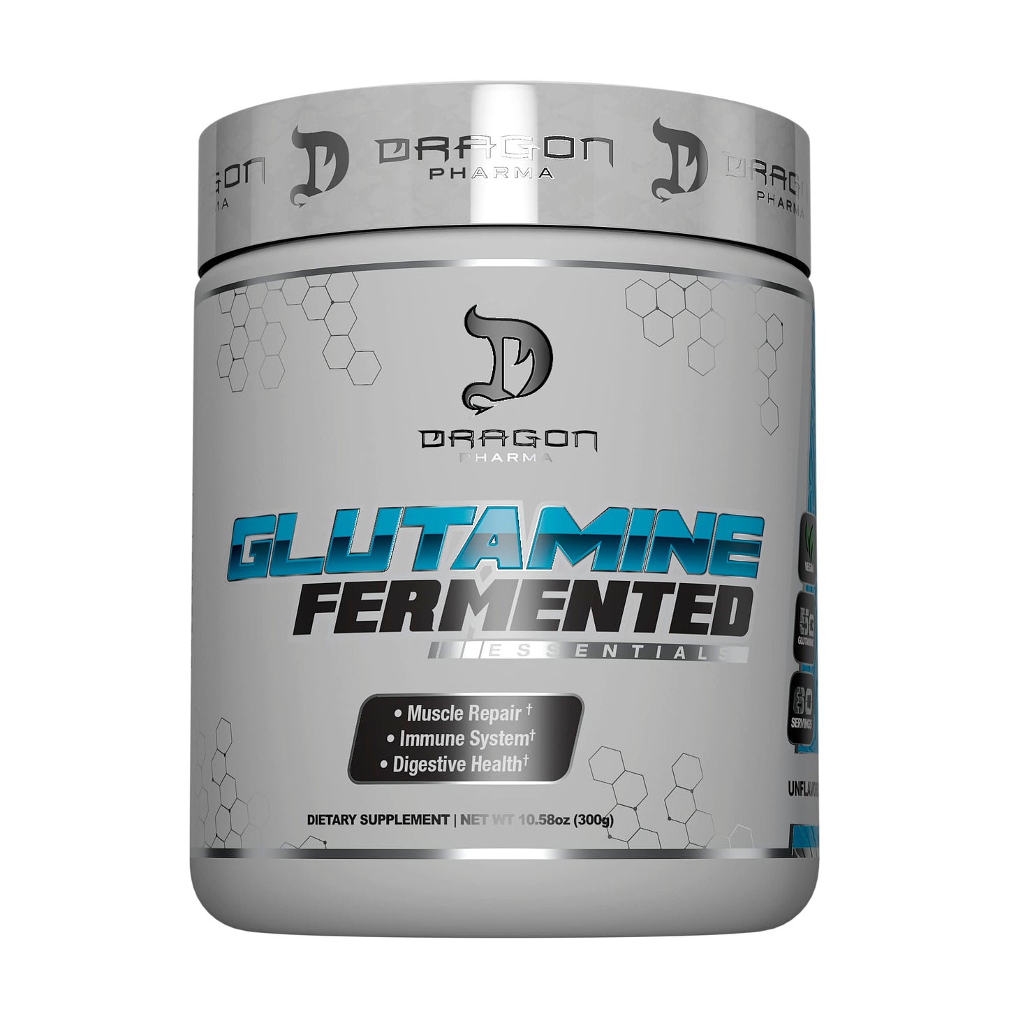Dragon Pharma Fermented Glutamine Powder 10.58 oz