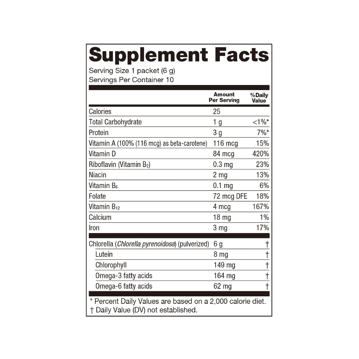 Sun Chlorella Powder Green Algae Superfood Supplement, 2-Pack