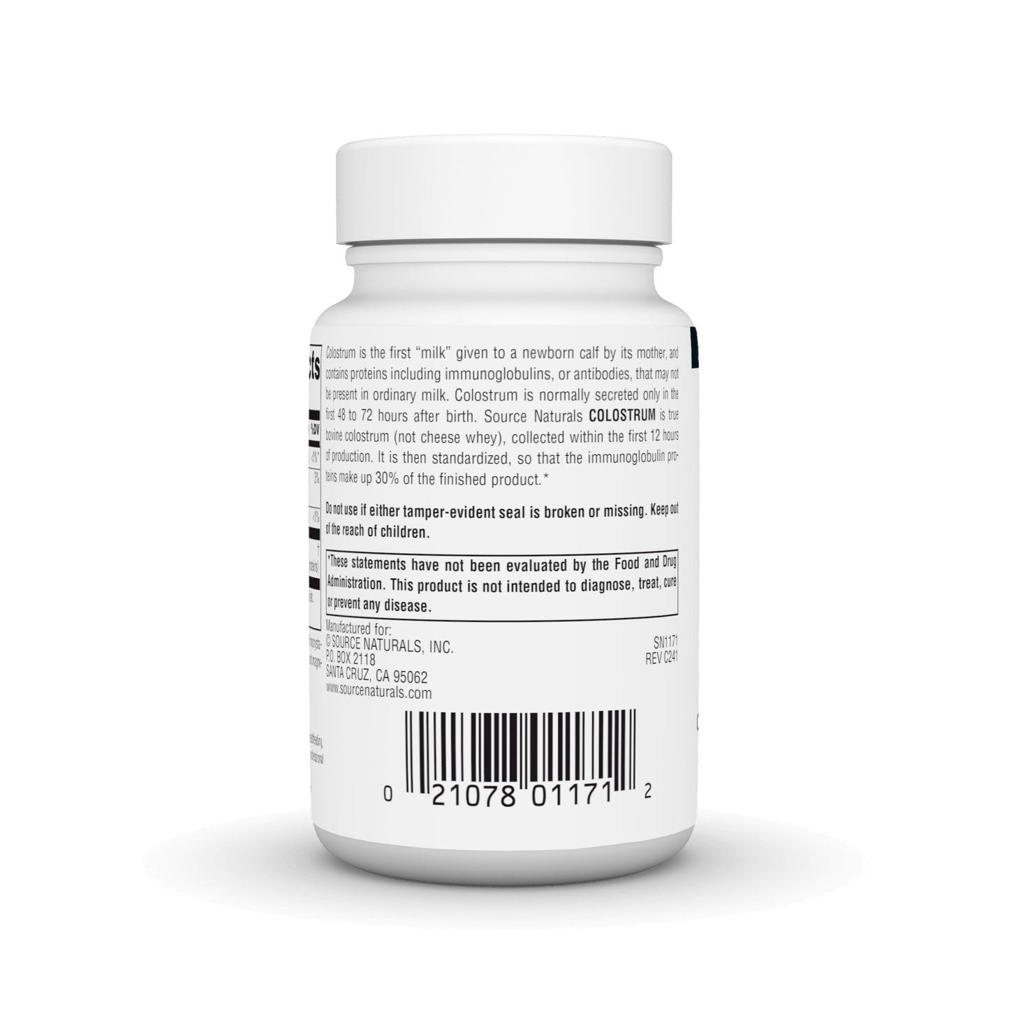 Source Naturals Colostrum 30 Tablets