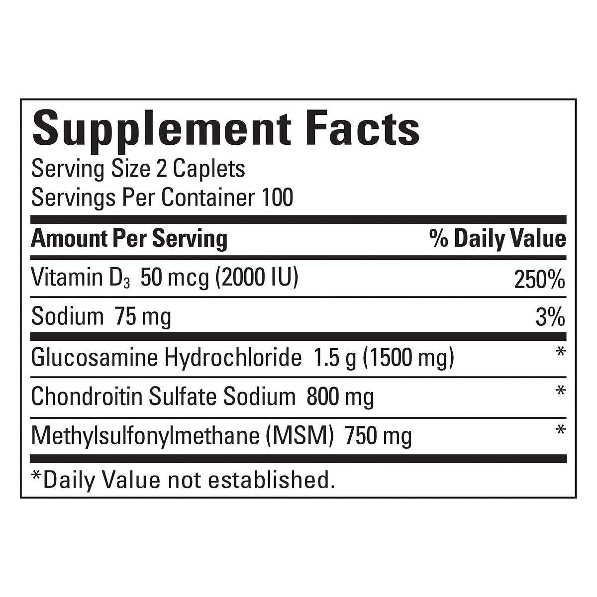 Nature Made TripleFlex, Glucosamine Chondroitin and MSM Caplets 400