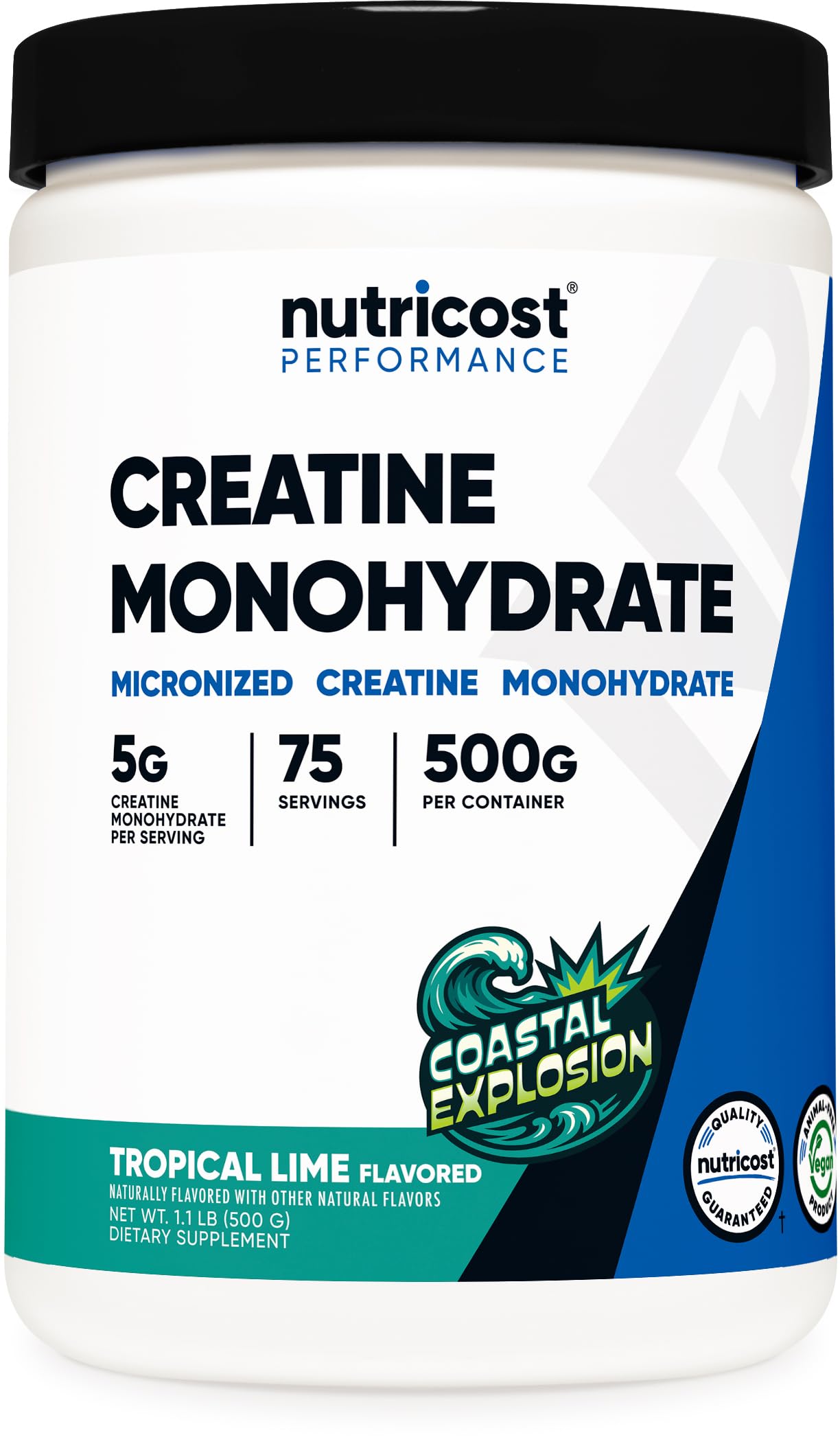 Nutricost Creatine Monohydrate Powder 17.9 Servings