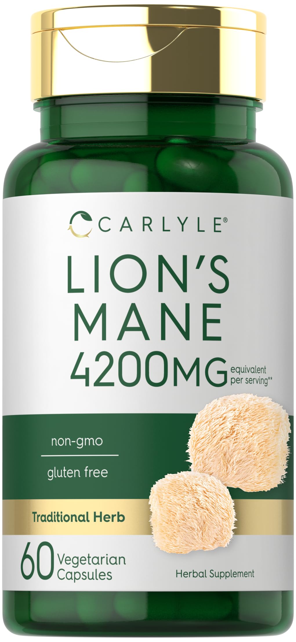 Carlyle Lions Mane Mushroom Capsules 60 Capsules