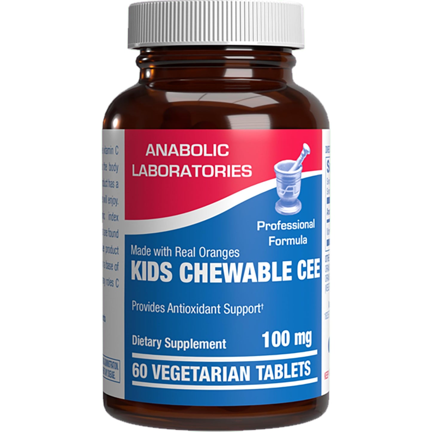 Anabolic Laboratories Kids Vitamin C Chewable Tablets, 60 Servings