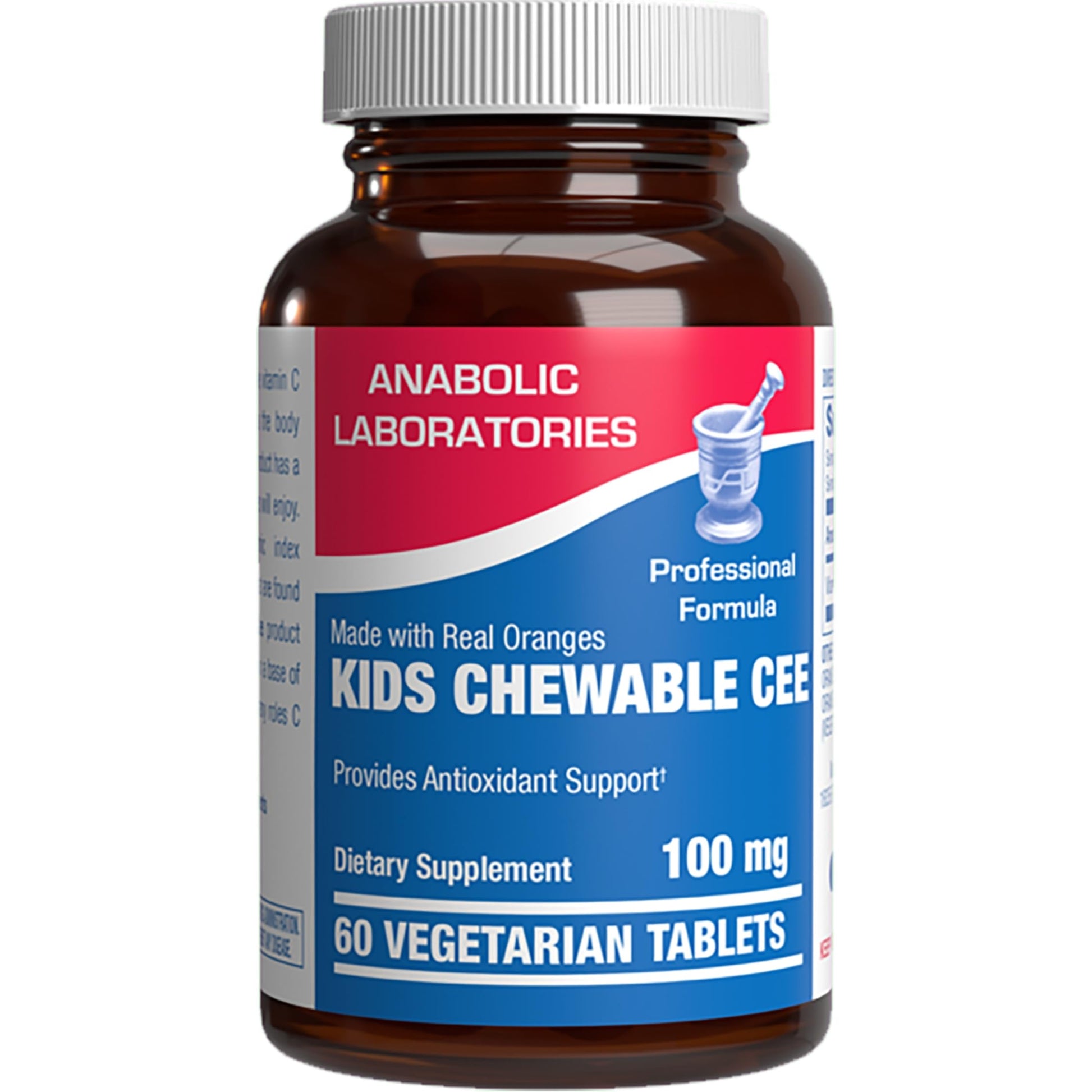 Anabolic Laboratories Kids Vitamin C Chewable Tablets, 60 Servings
