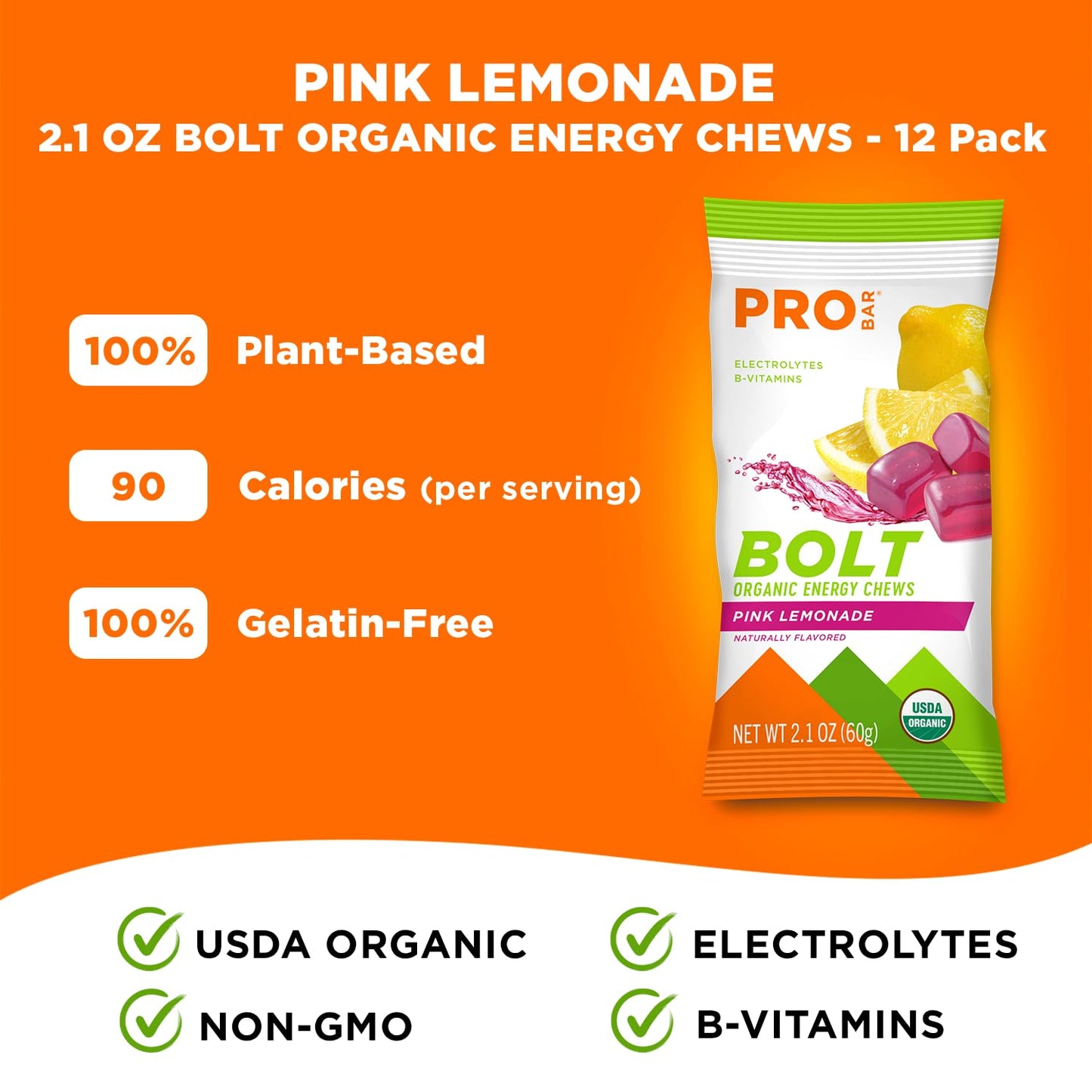 PROBAR Bolt Energy Chews Gummy 12 Count