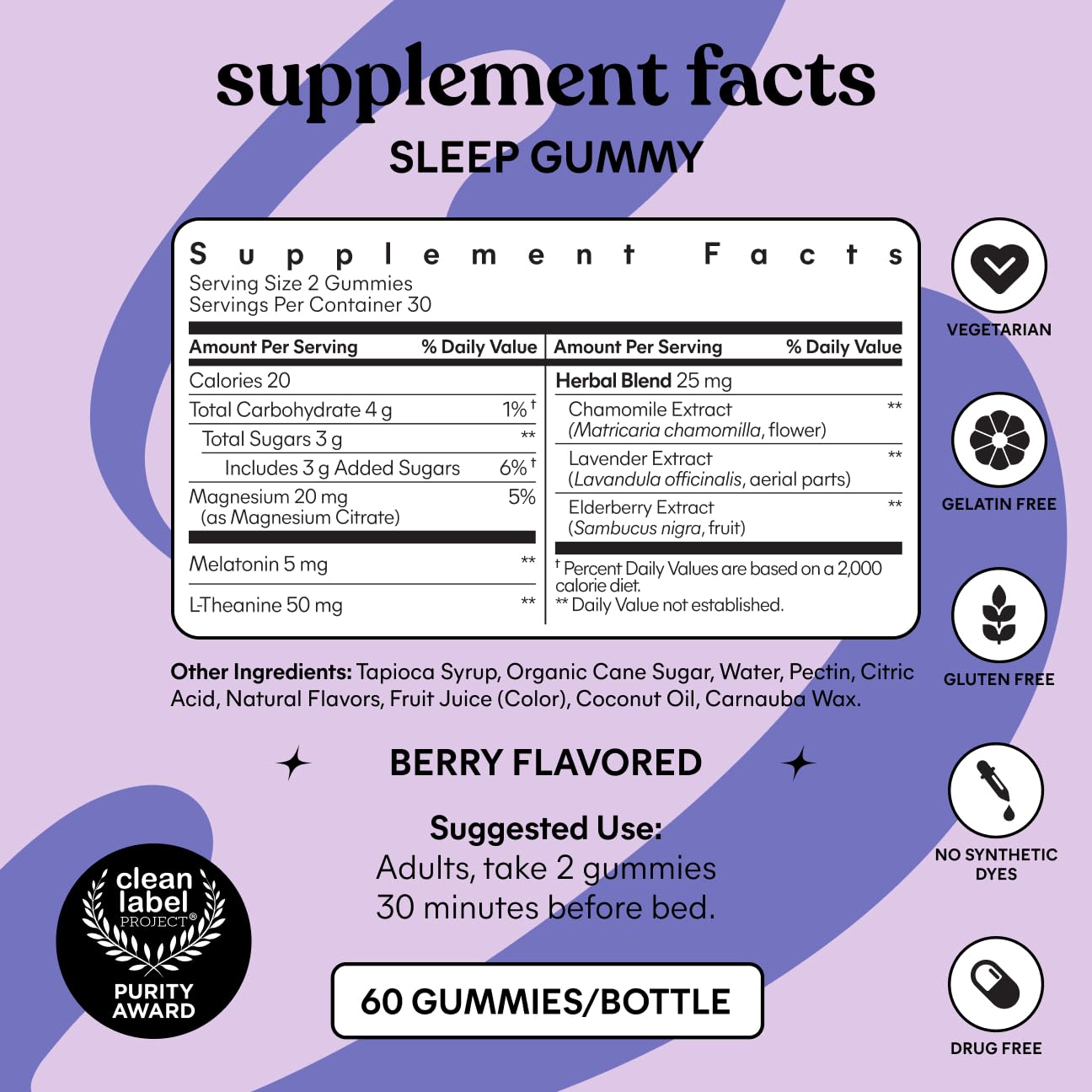 Lemme Sleep Gummies 60 Count