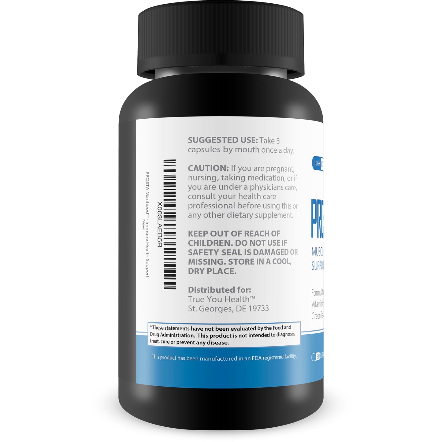 Generic Prosta Manhood Prostate Support Capsule 1 Count