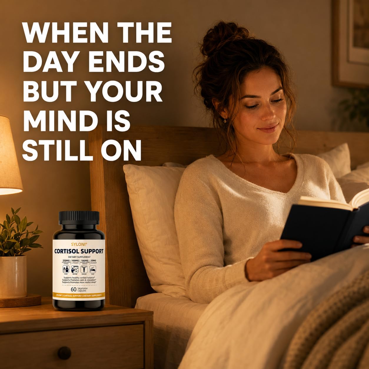 Syloni Cortisol Supplements for Women Capsules 60 Count