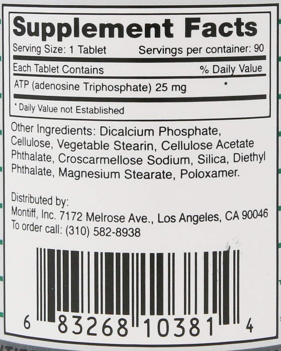 Montiff ATP 25 mg Tablets, 90 Count
