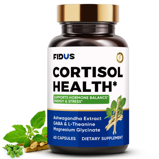 Fidus Ashwagandha Cortisol Supplement Capsule, 60 Count
