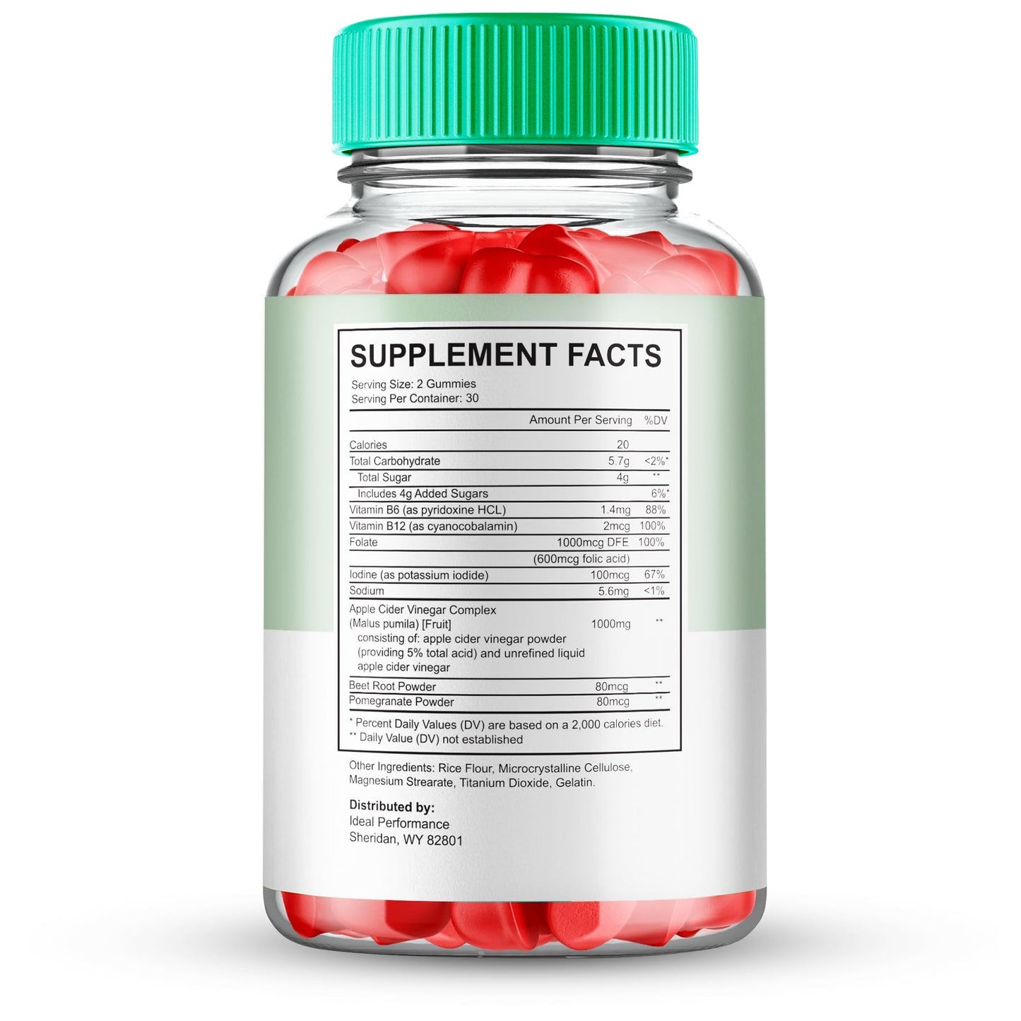 Ideal Performance Keto Flow + ACV Gummies, Gummy, 300 Count