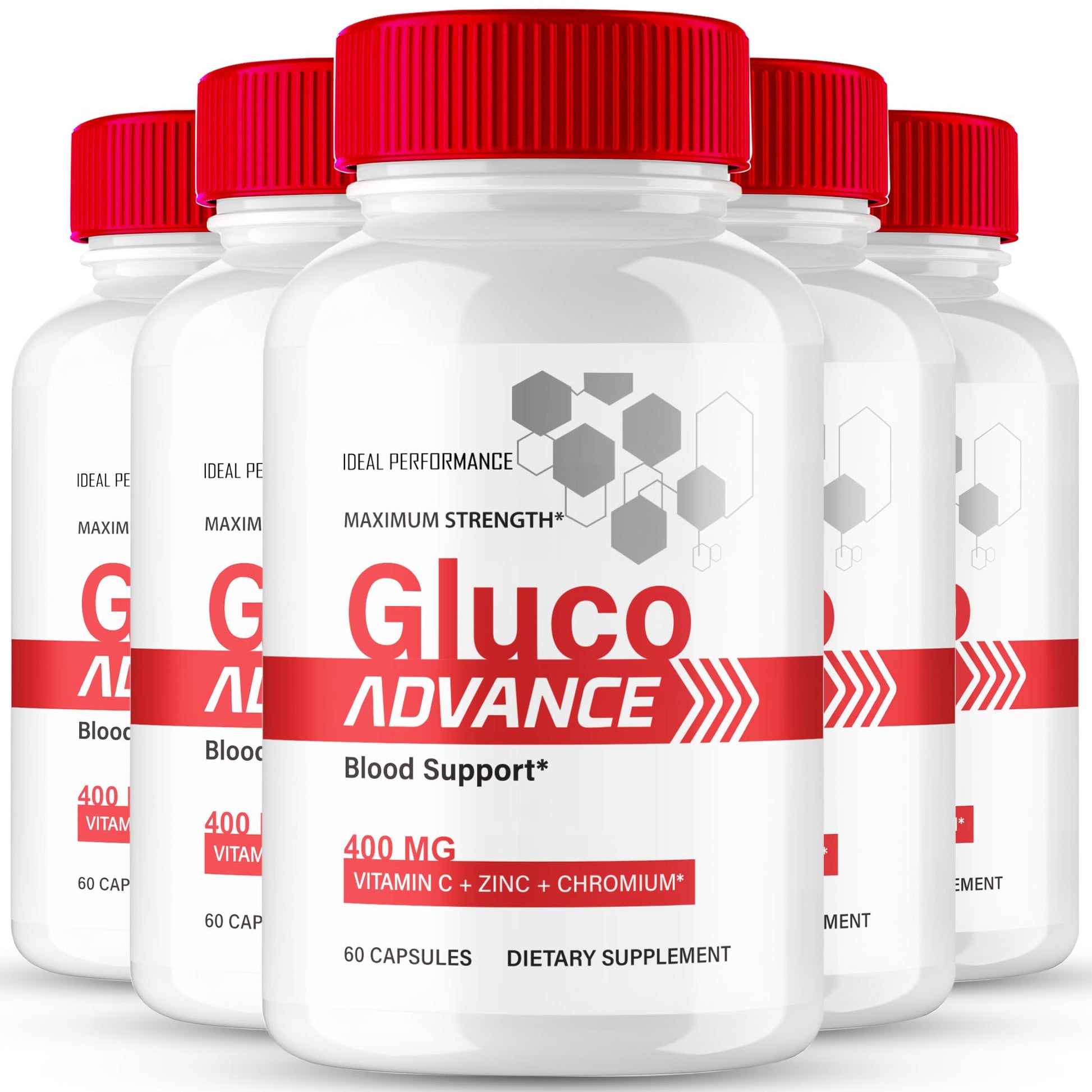 IDEAL PERFORMANCE Gluco Advance Capsules 300 Capsules