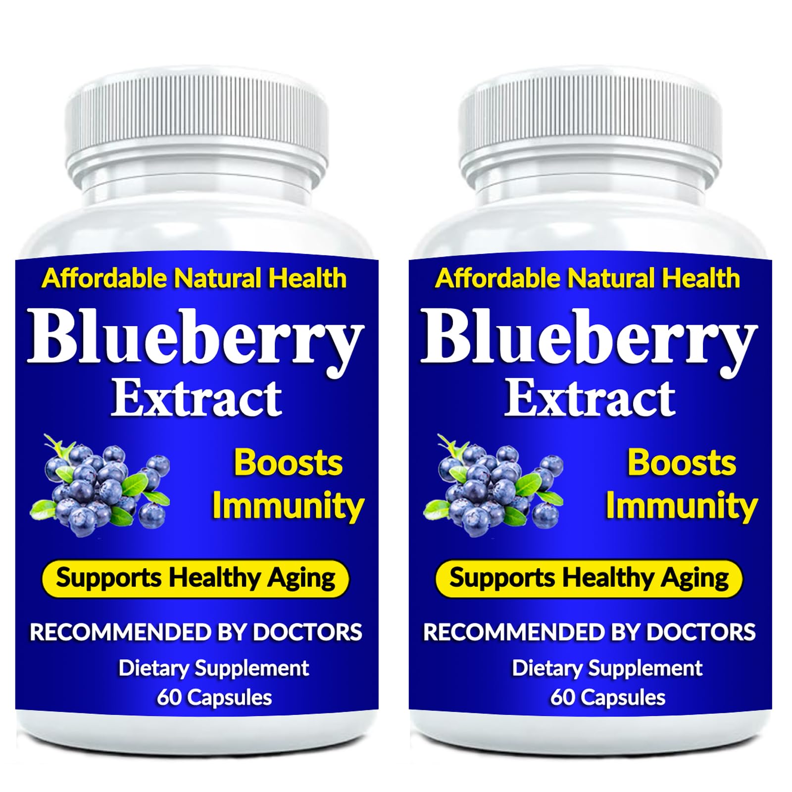 Heaven's Gate Blueberry 10:1 Extract Capsules, 120 Capsules