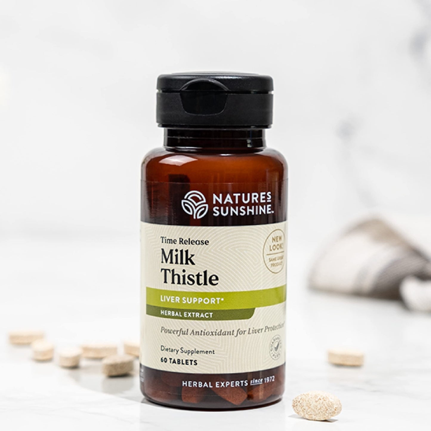 Nature's Sunshine Milk Thistle Time Release Tablets 60