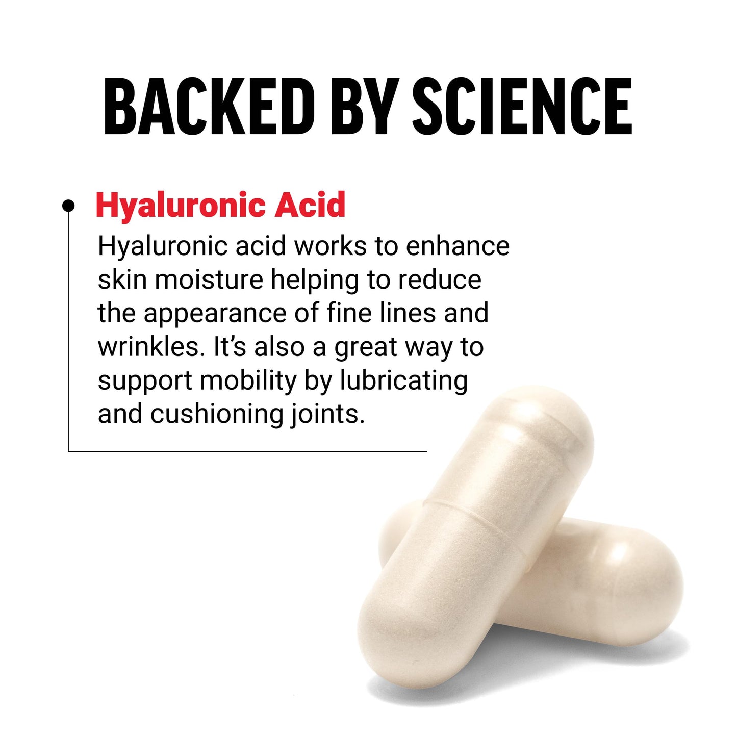 Force Factor Hyaluronic Acid Capsules, 60 Count